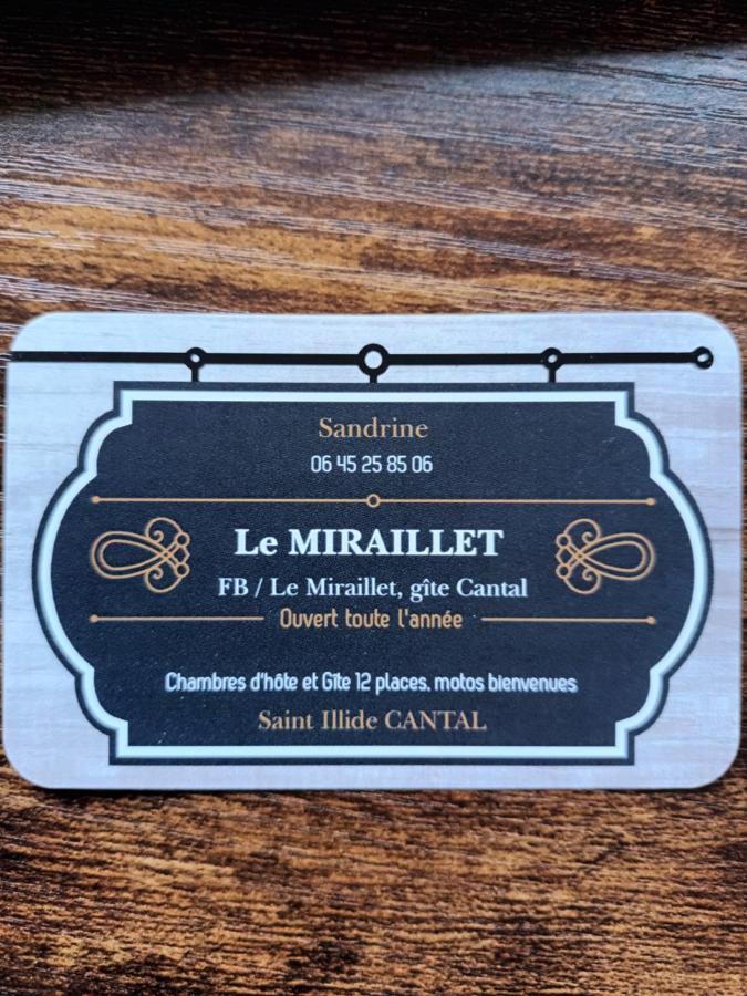 Le Miraillet, Gite Saint-Illide Zewnętrze zdjęcie